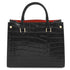 Croque - Croc print leather handbag